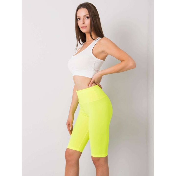 Kojinės fluo geltonos spalvos