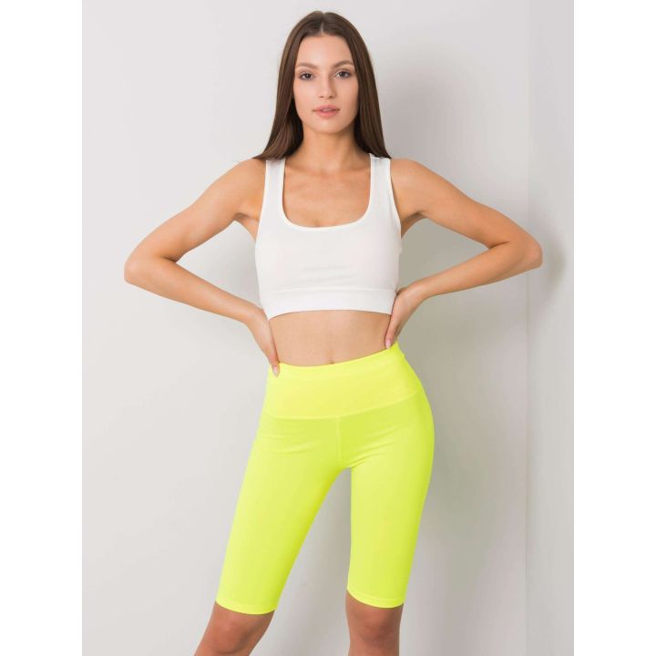 Kojinės fluo geltonos spalvos