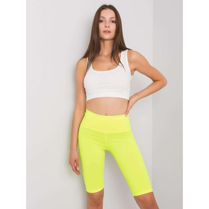 Kojinės fluo geltonos spalvos