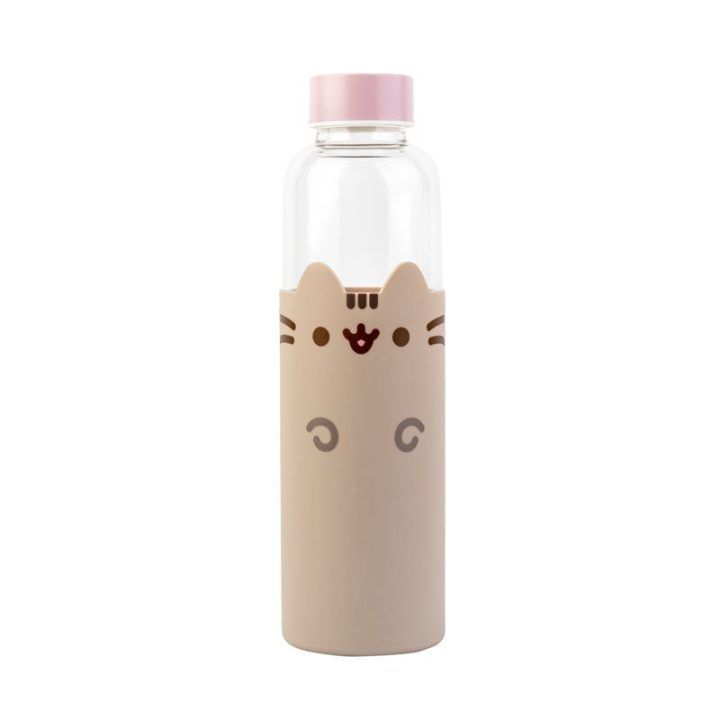 Pusheen stiklinė gertuvė, 500 ml