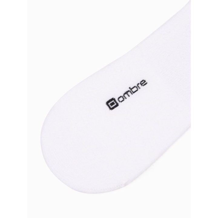 Vyriškos baltos pėdų kojinės 4 porų pakuotė