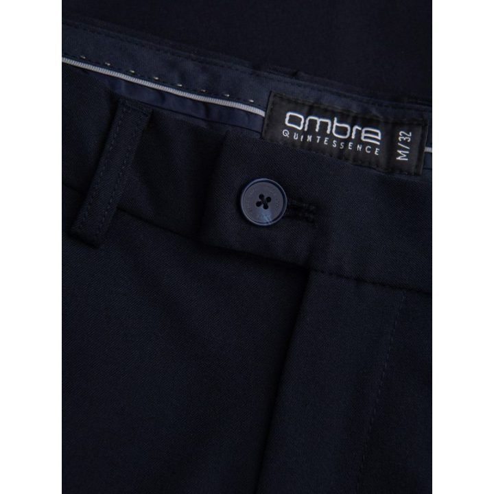 Vyriškos tamsiai mėlynos chino kelnės slim fit