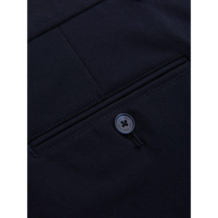 Vyriškos tamsiai mėlynos chino kelnės slim fit