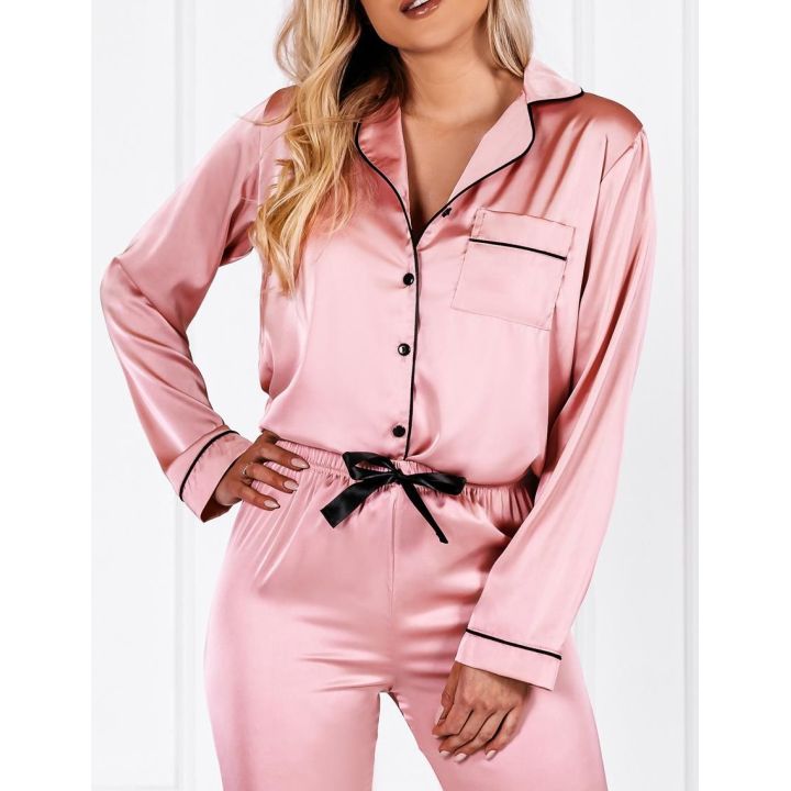 Piżama Classic Look Pink