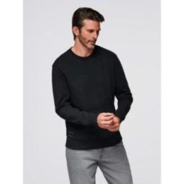 Vyriškas juodas džemperis Ombre Clothing