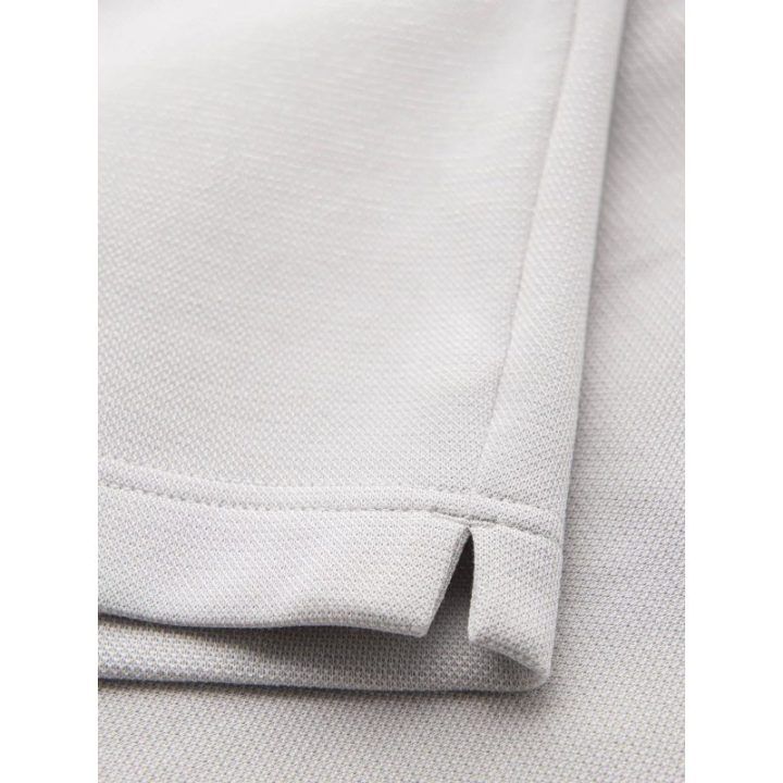 Vyriški šviesiai pilki slim fit šortai iki kelių