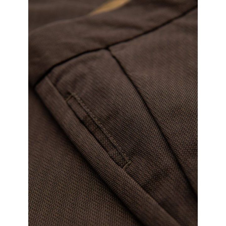 Vyriškos rudos chino kelnės, regular fit
