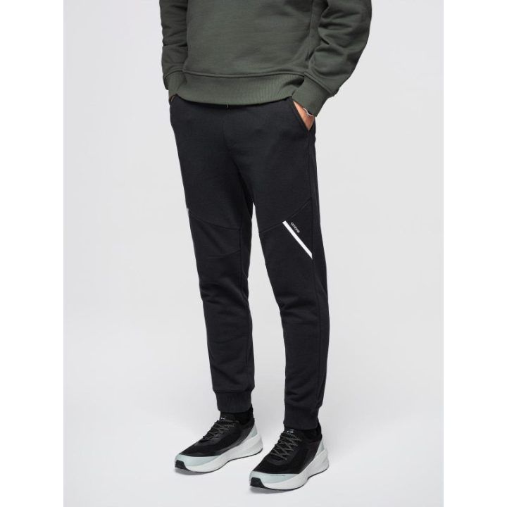 Vyriškos juodos jogger tipo kelnės