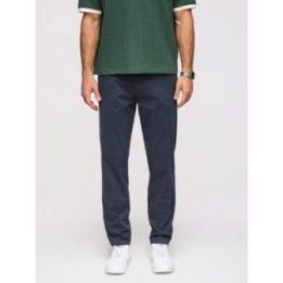 Vyriškos tamsiai mėlynos chino kelnės regular fit
