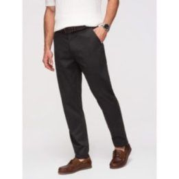 Vyriškos juodos chino kelnės regular fit