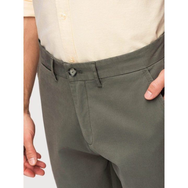 Vyriškos chaki chino kelnės regular fit
