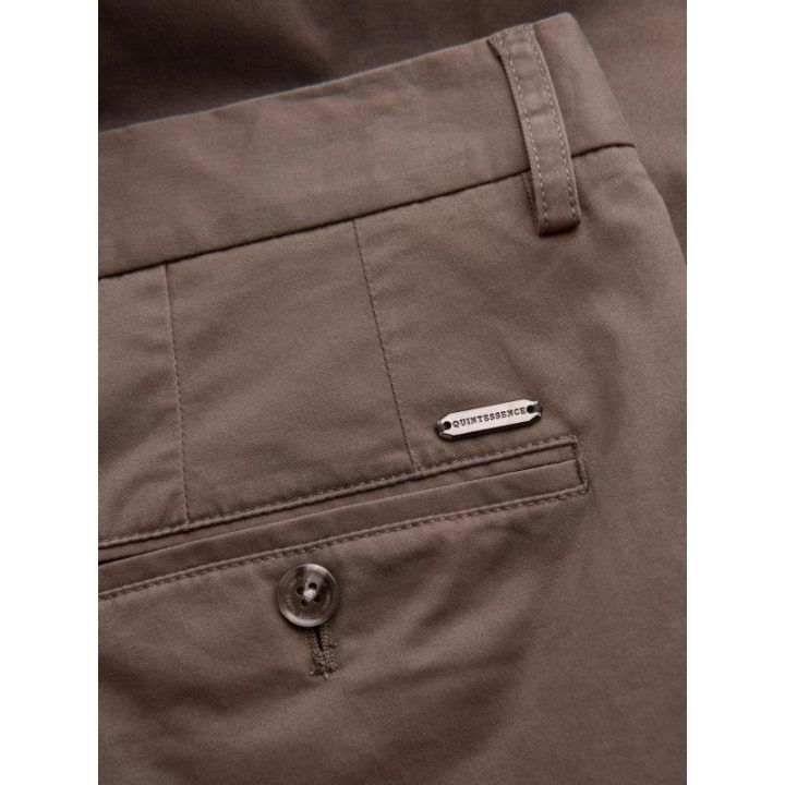 Vyriškos rudos chino kelnės regular fit