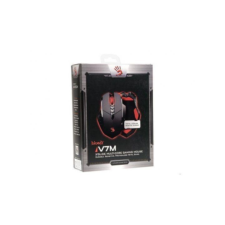 A4Tech Bloody V7m juoda žaidimų pelė