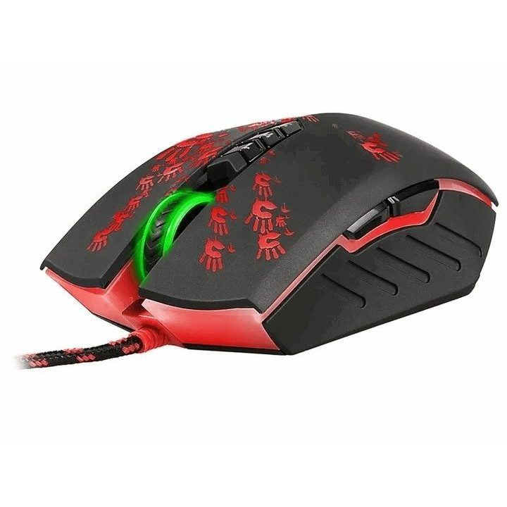 Juoda optinė žaidimų pelė A4Tech Bloody Blazing A60 Activated