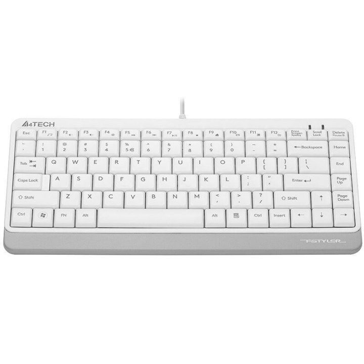 Balta mini klaviatūra A4Tech FStyler FK11