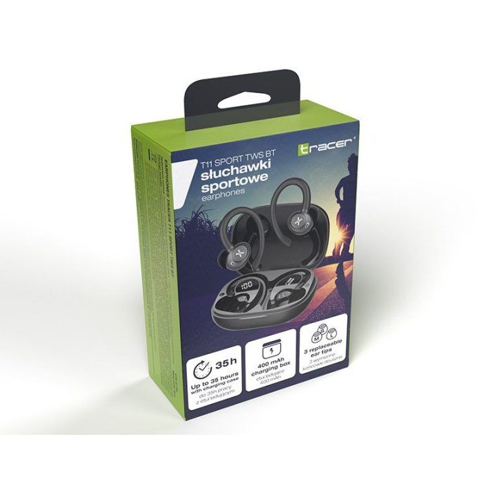 Tracer T11 Sport TWS BT belaidės sportinės ausinės