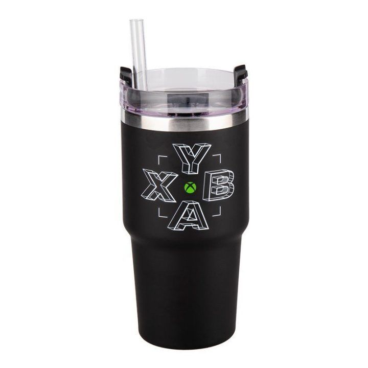 Paladone Xbox Gamer kelioninis puodelis su šiaudeliu, 600 ml