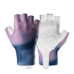 Moteriškos dviračių pirštinės Rockbros S389, violetinės, L