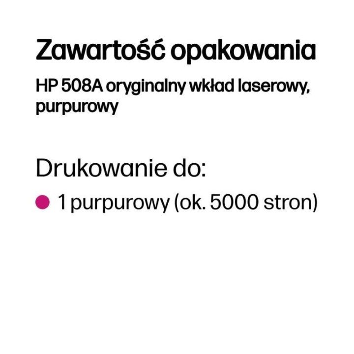 HP 508A magenta tonerio kasetė