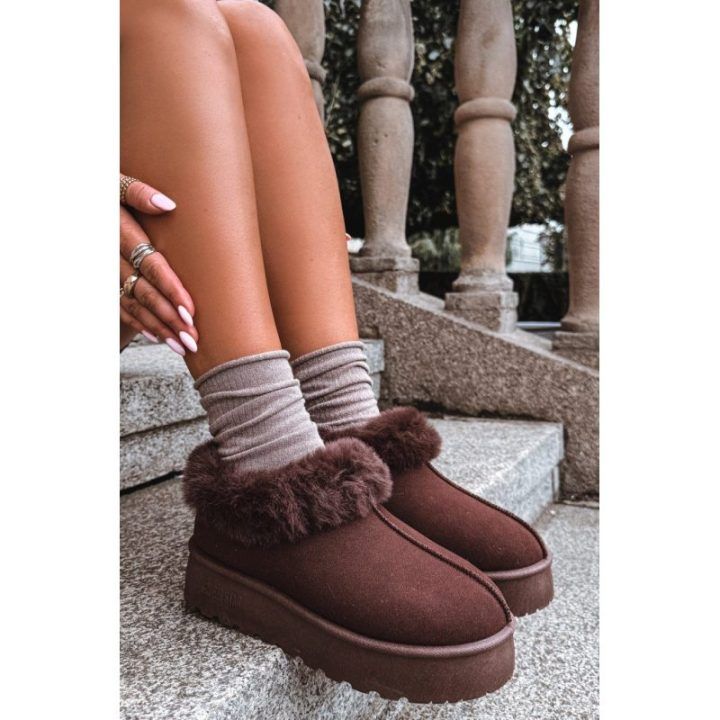 Moteriški aulinukai su kailiniu kraštu Step in style