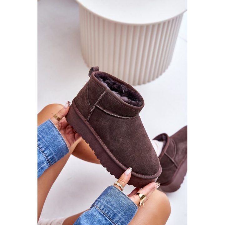 Moteriški sniego batai, rudi