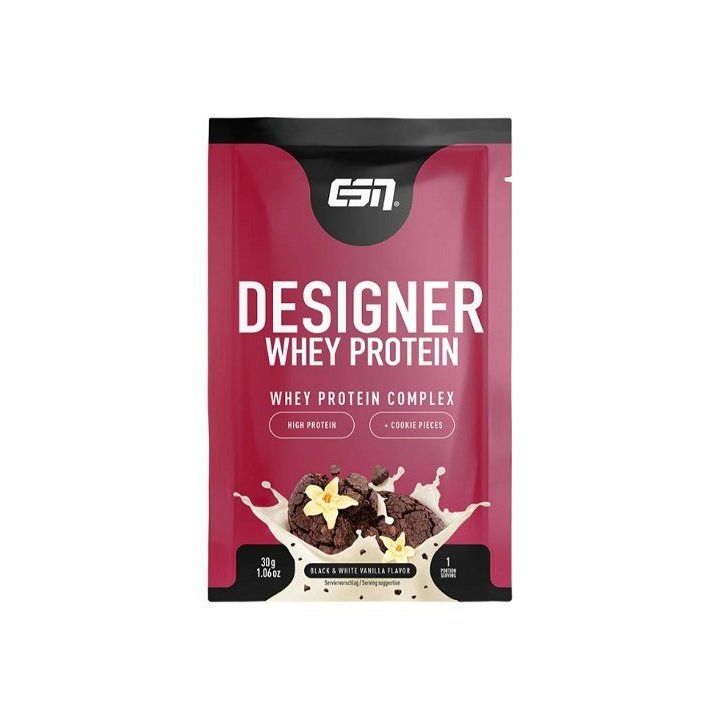 Išrūgų baltymų milteliai ESN Designer Whey 10 × 30 g, Vanilla Milk skonio