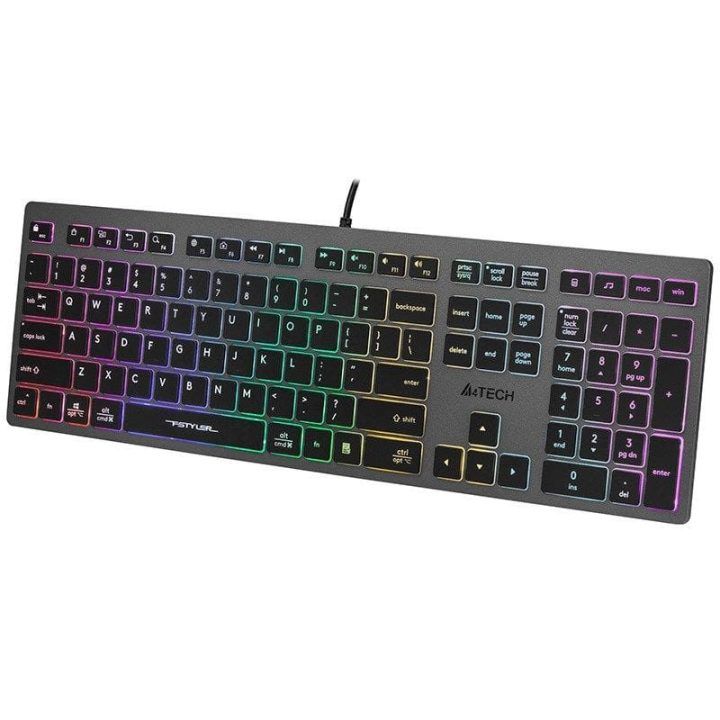 A4Tech Fstyler FX60H laidinė klaviatūra su foniniu apšvietimu