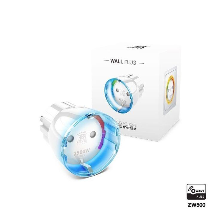 Išmanusis lizdas FIBARO Wall Plug F, baltas