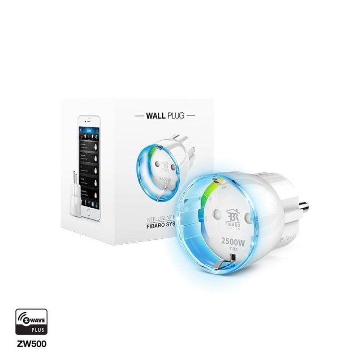 Išmanusis lizdas FIBARO Wall Plug F, baltas