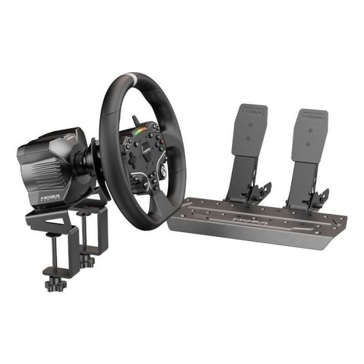 MOZA Racing RS053 žaidimų vairas su pedalais, juodas