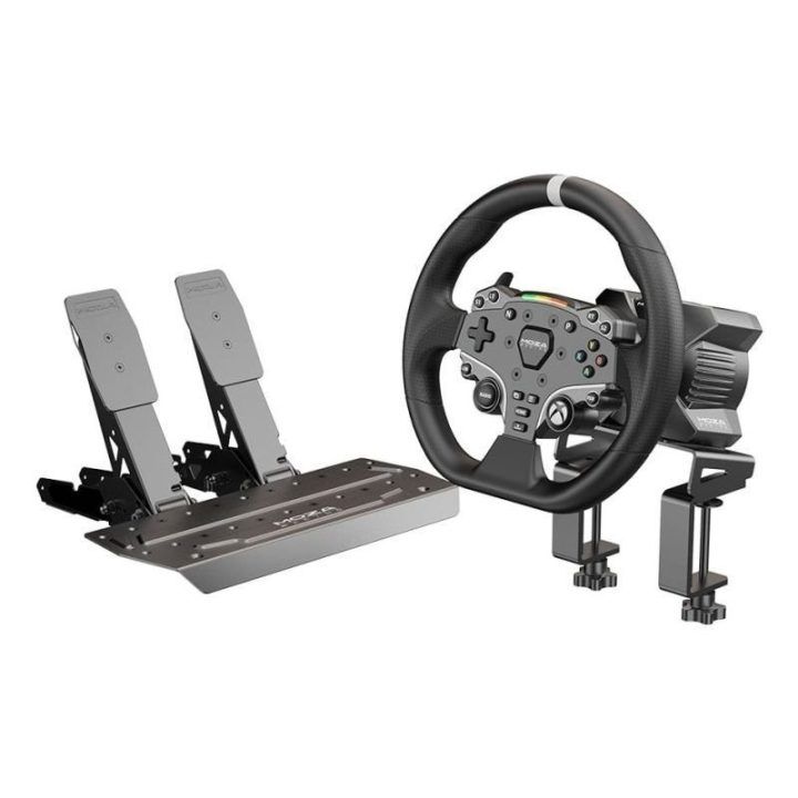 MOZA Racing RS053 žaidimų vairas su pedalais, juodas