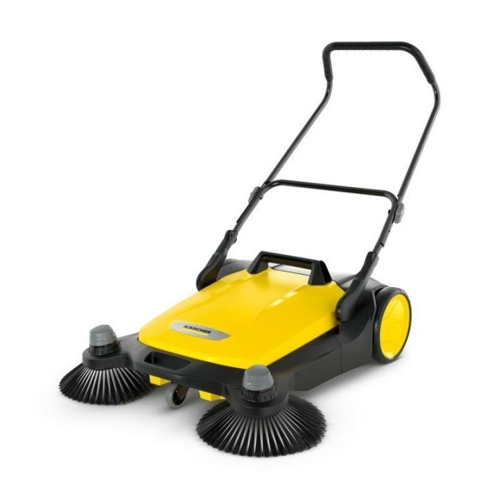 Rankinė šluotė Kärcher S 6 Twin, juoda ir geltona