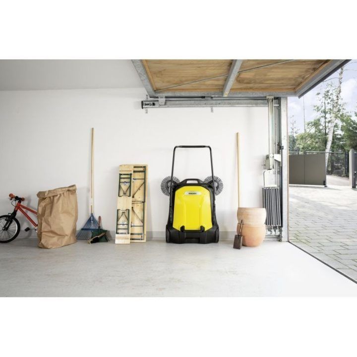 Rankinė šluotė Kärcher S 6 Twin, juoda ir geltona
