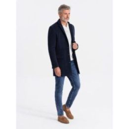 Paltas tamsiai mėlynas su užtrauktuku Jack & Jones