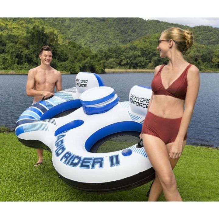Bestway Rapid Rider II dvivietis pripučiamas vandens čiužinys su šaldytuvu