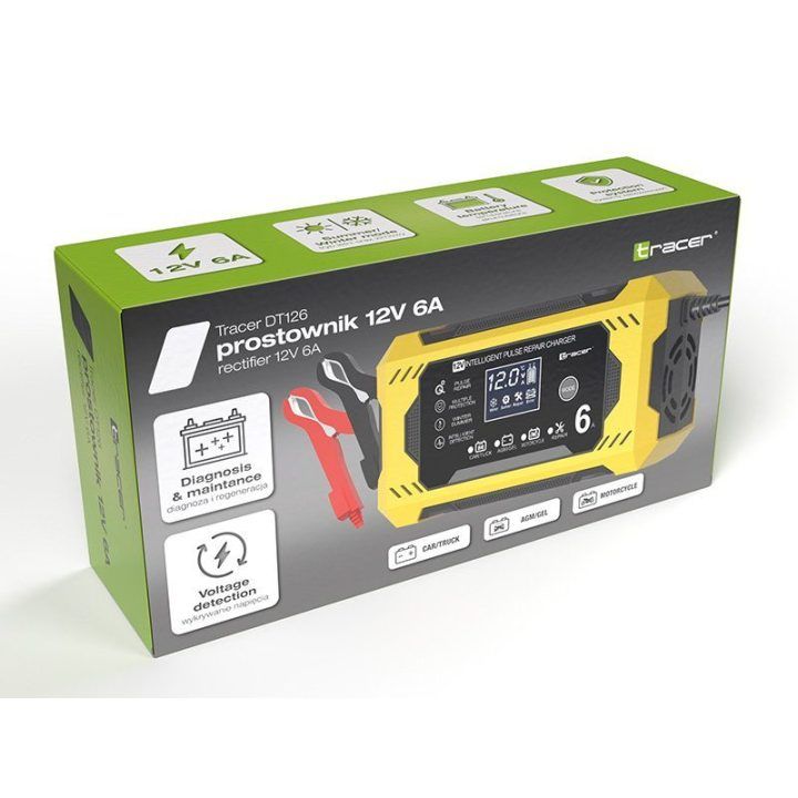 Automobilio akumuliatoriaus įkroviklis Tracer DT126 12 V 6 A