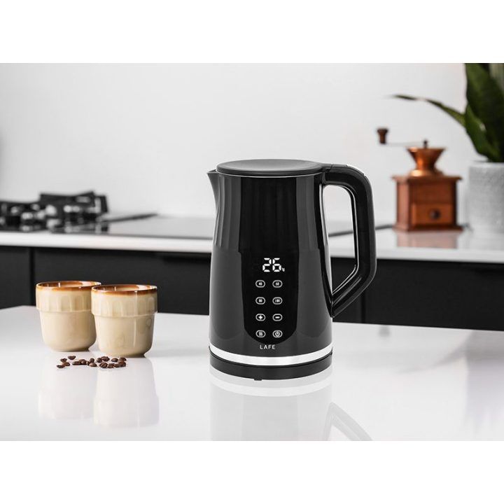 Lafe elektrinis virdulys TempSense 1,7 l, juodas