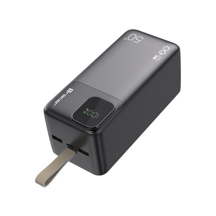 Tracer Prime-V5 50000 mAh išorinė baterija, juoda