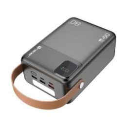 Tracer Prime-V8 išorinė baterija 80000 mAh, juoda