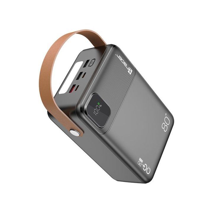 Tracer Prime-V8 išorinė baterija 80000 mAh, juoda