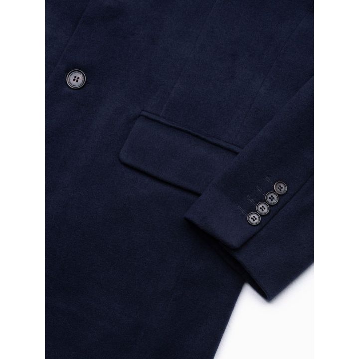 Paltas tamsiai mėlynas su užtrauktuku Jack & Jones
