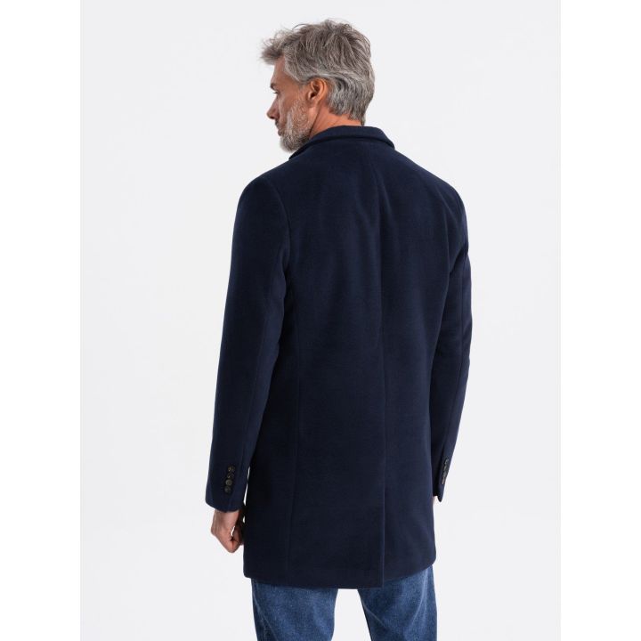Paltas tamsiai mėlynas su užtrauktuku Jack & Jones