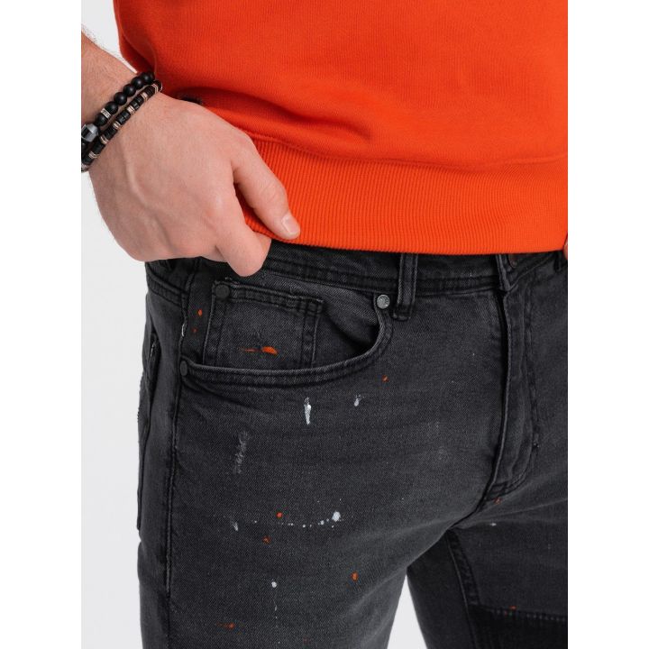 Vyriški džinsai SKINNY FIT - juodi