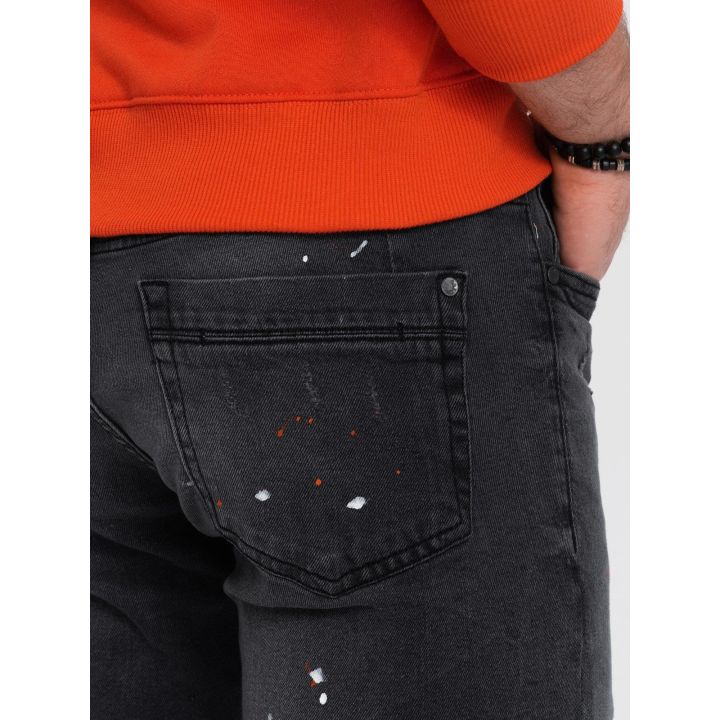 Vyriški džinsai SKINNY FIT - juodi