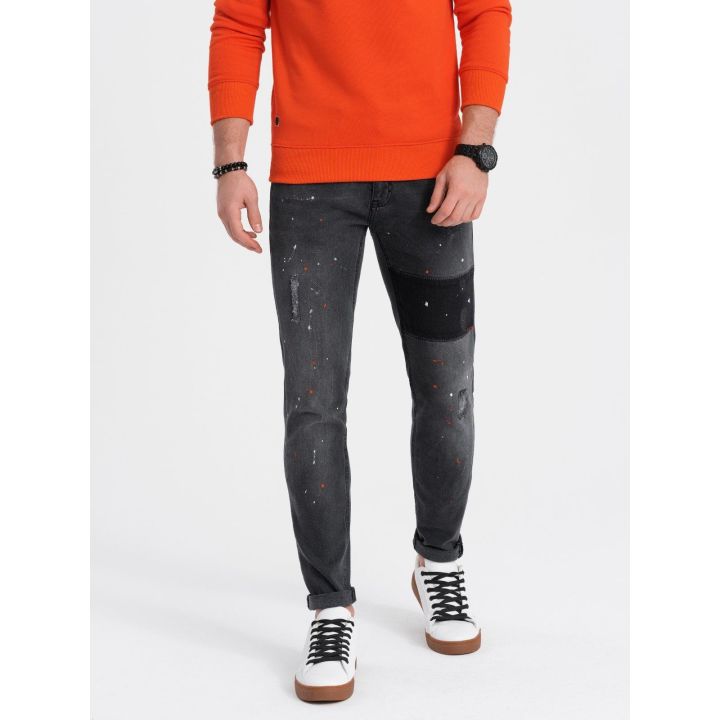 Vyriški džinsai SKINNY FIT - juodi