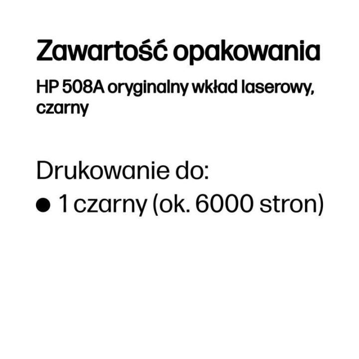 HP LaserJet 508X juodas toneris, 6000 psl