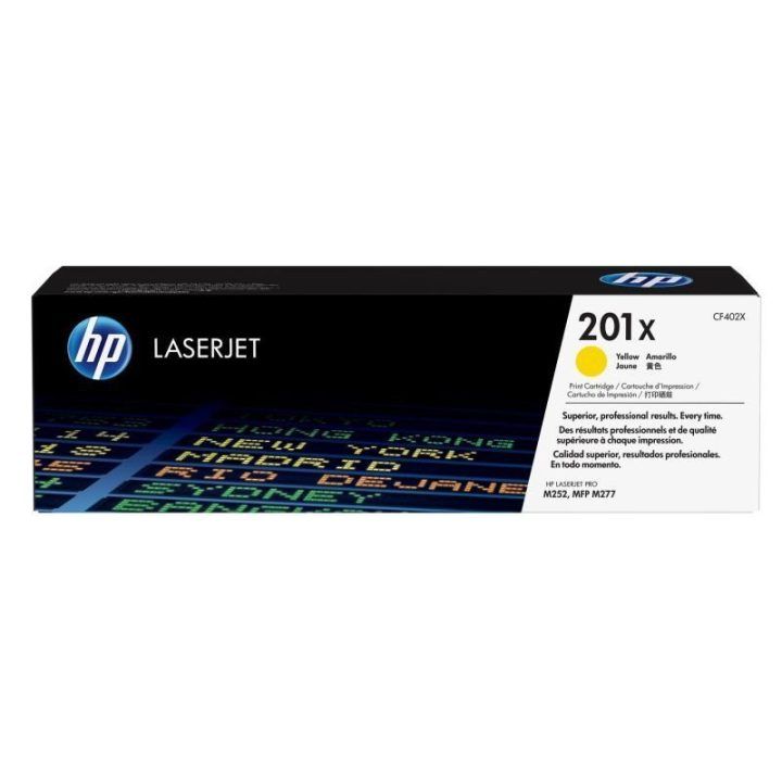 Geltonas HP LaserJet 201X toneris