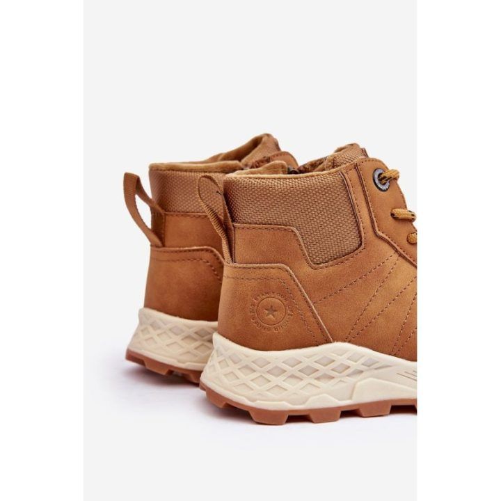 Vaikiški šilti trekingo batai Trappers Camel Big Star MM374202