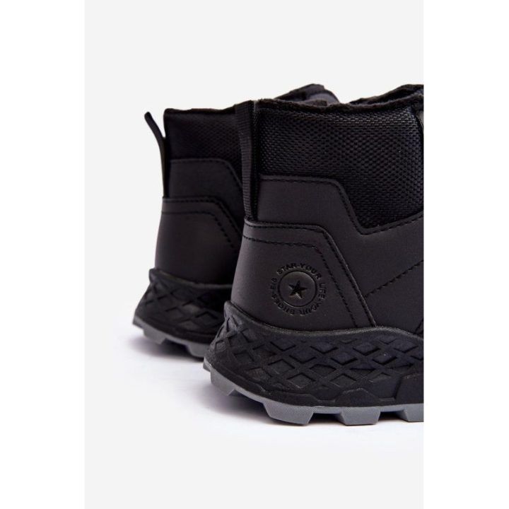 Vaikiški šilti trekingo batai Black Big Star MM374203
