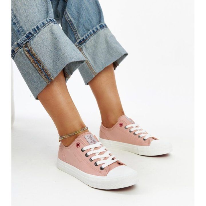 Rožiniai sportiniai batelia CROSS JEANS